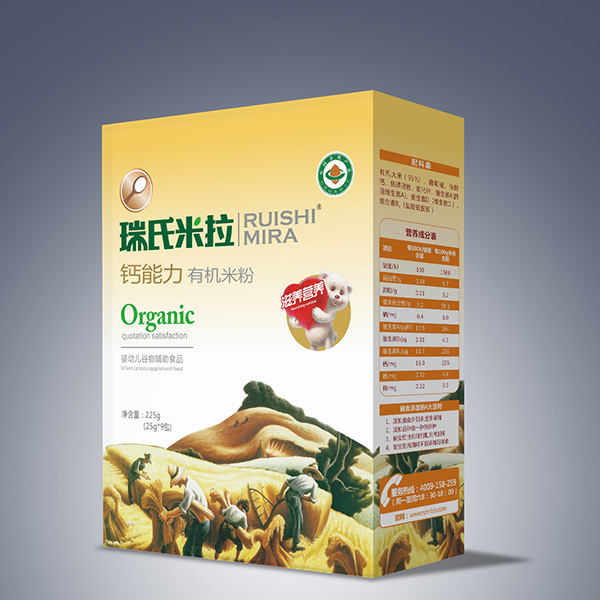 瑞氏米拉鈣能力有機米粉225g