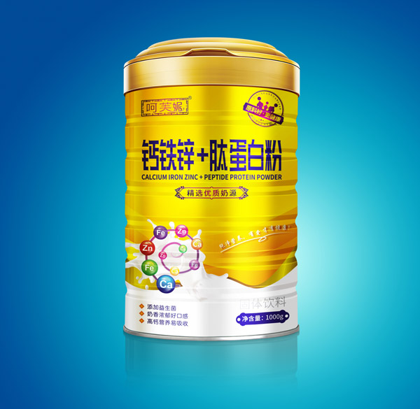 呵芙妮鈣鐵鋅+肽蛋白粉