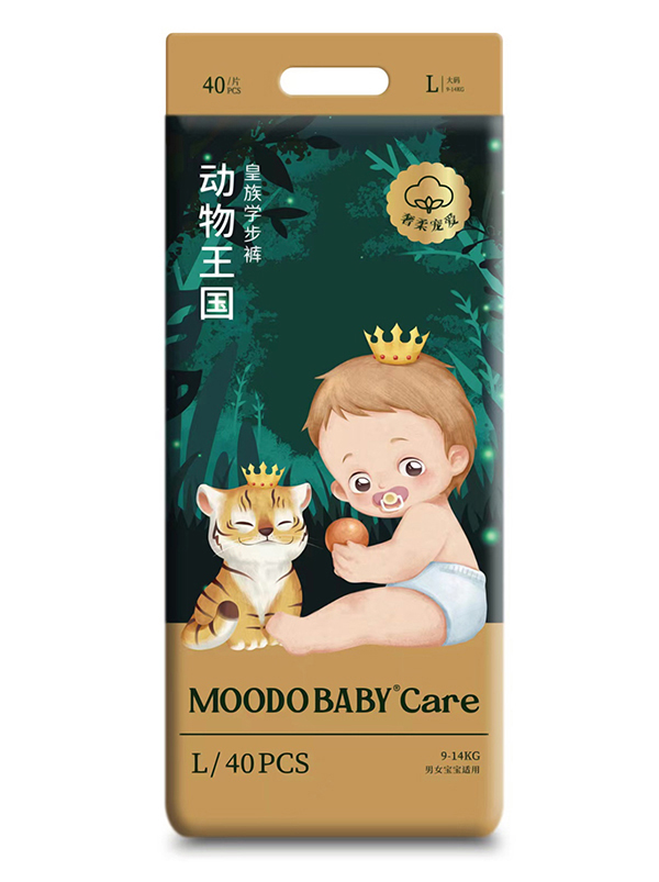 MOODO BABY®Care動物王國系列皇族學(xué)步褲L40