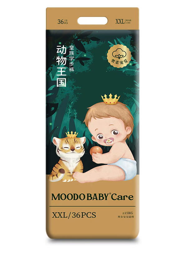 MOODO BABY®Care動物王國系列皇族學(xué)步褲XXL36