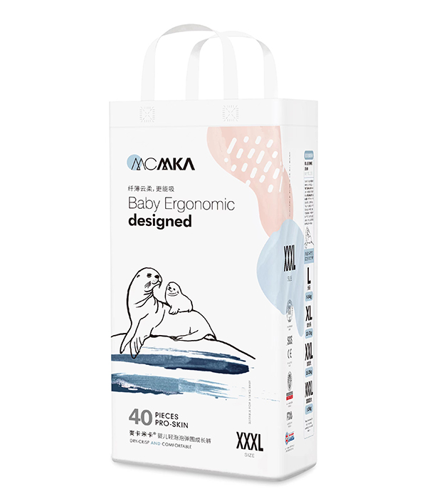 麥卡米卡嬰兒輕泡泡彈圍成長褲XXXL40