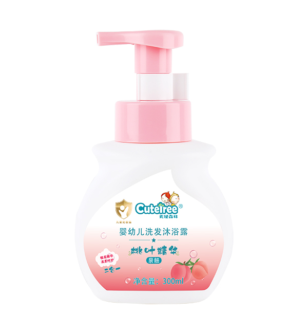天使森林嬰幼兒洗發(fā)沐浴露(桃葉精華)300ml