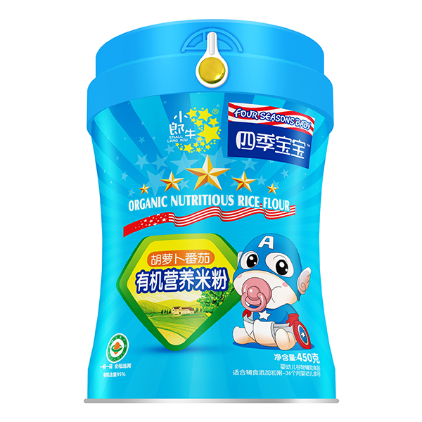 四季寶寶有機(jī)營(yíng)養(yǎng)米粉-胡蘿卜番茄