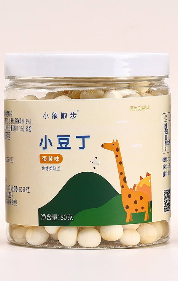 小象散步小豆丁-蛋黃味