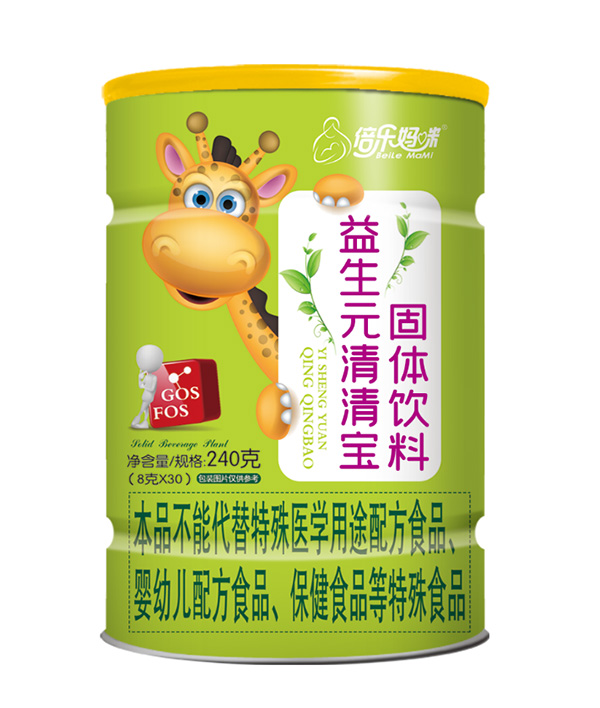 倍樂媽咪益生元清清寶240克長頸鹿