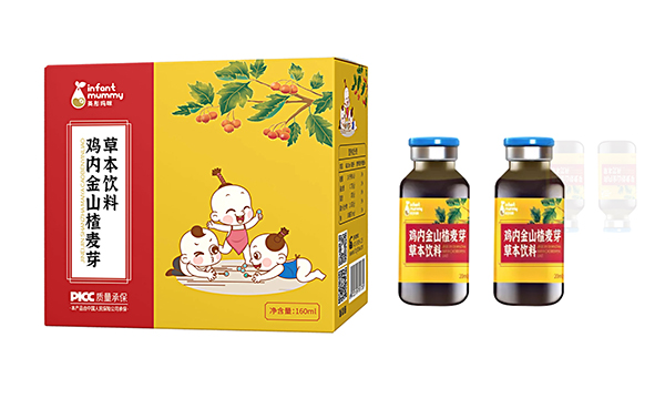 英彤瑪咪雞內金山楂麥芽草本飲料