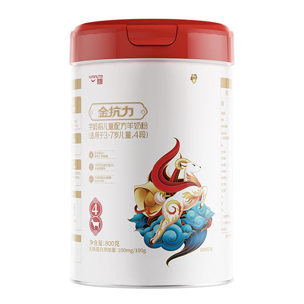 雅姆金抗力4段學齡前兒童配方羊奶粉