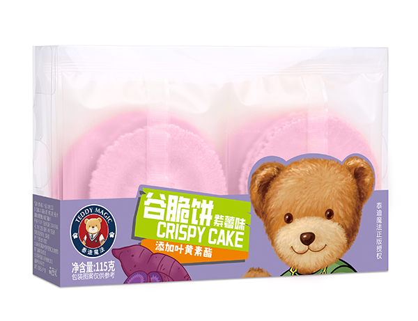 泰迪魔法谷脆餅 紫薯味