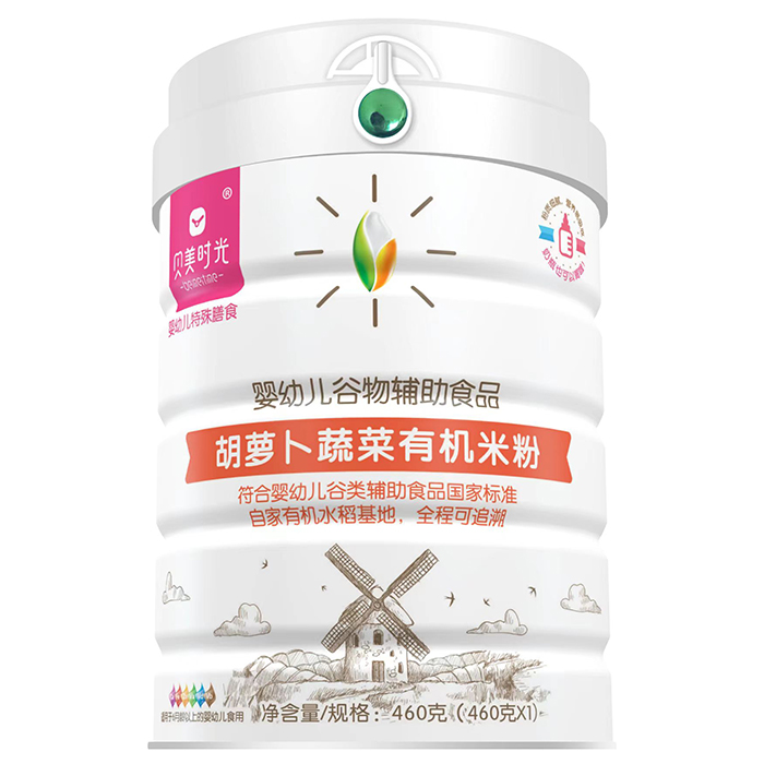 貝美時(shí)光胡蘿卜蔬菜有機(jī)米粉