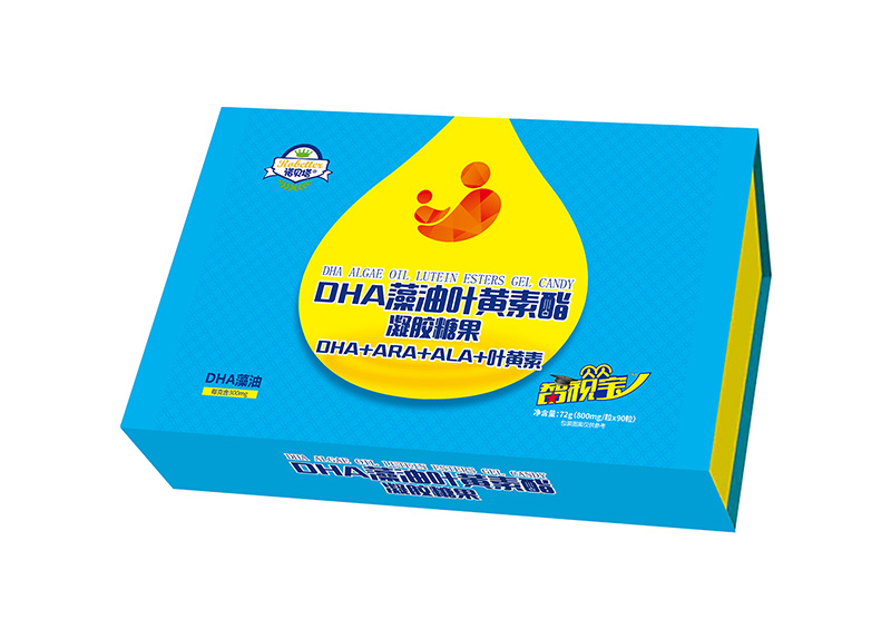 諾貝塔DHA藻油葉黃素酯凝膠糖果