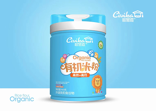 智慧嘉有機(jī)米粉 高鐵+高鈣