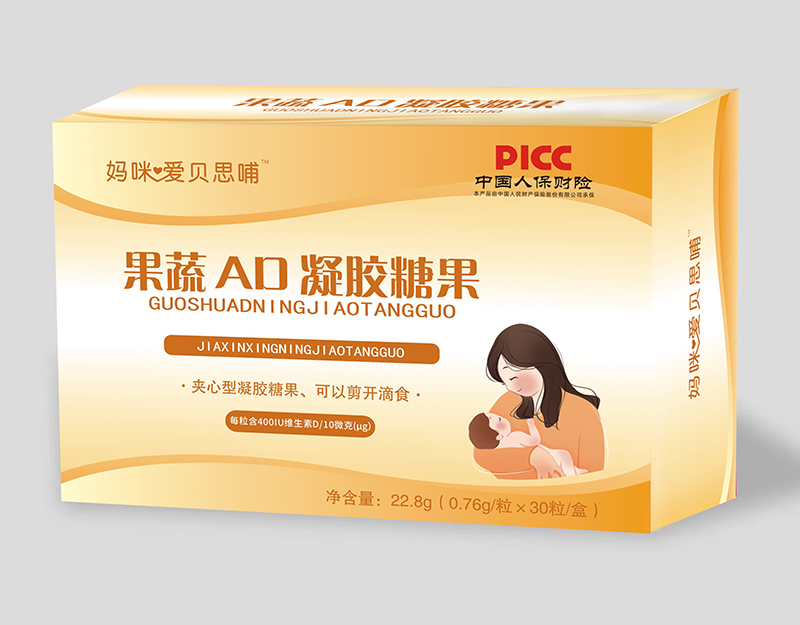 媽咪愛貝思哺果蔬AD凝膠糖果