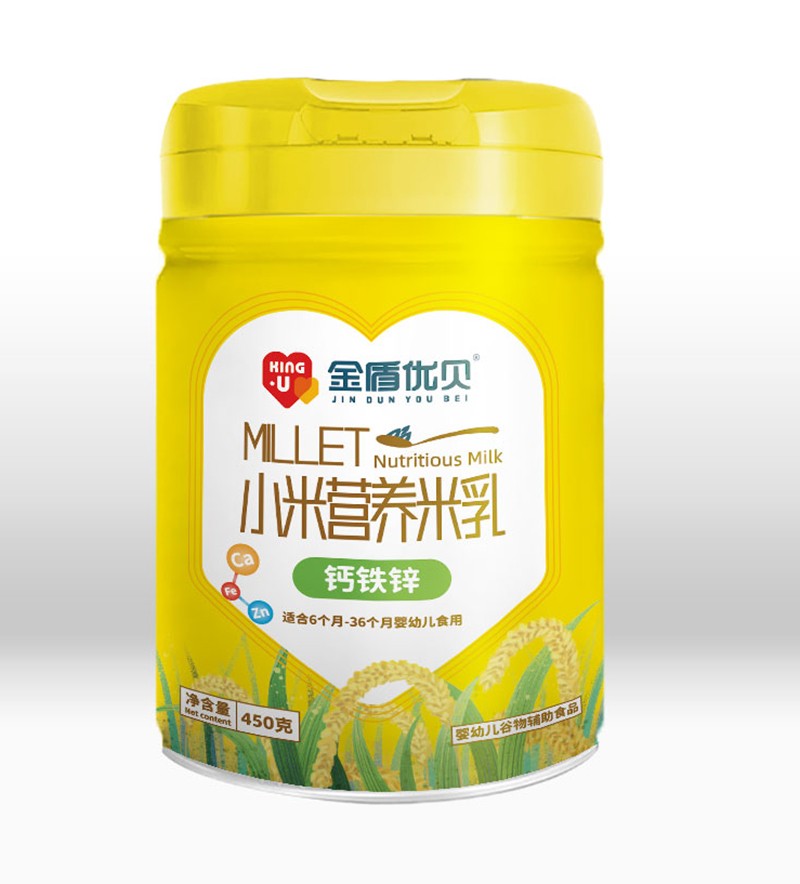 金盾優(yōu)貝鈣鐵鋅小米營養(yǎng)米乳