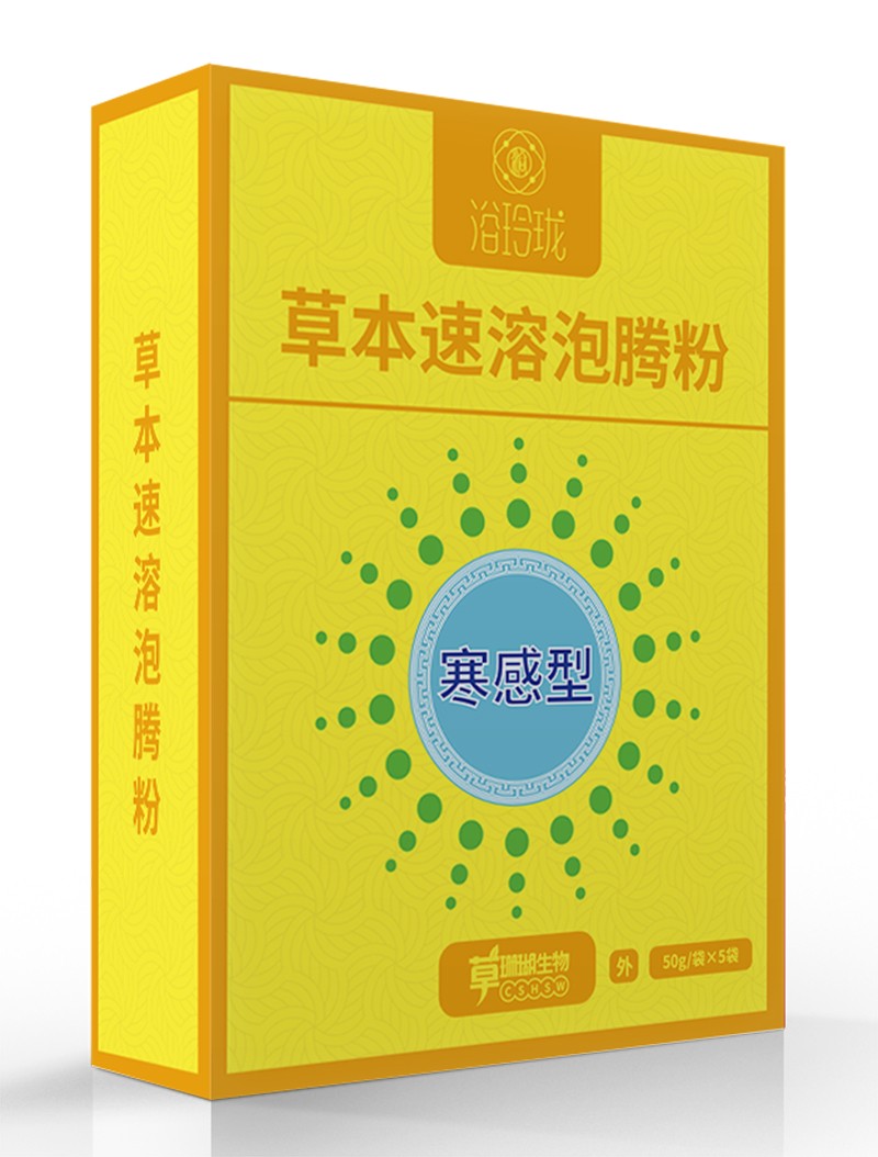 浴玲瓏草本速溶泡騰粉 寒感型盒裝