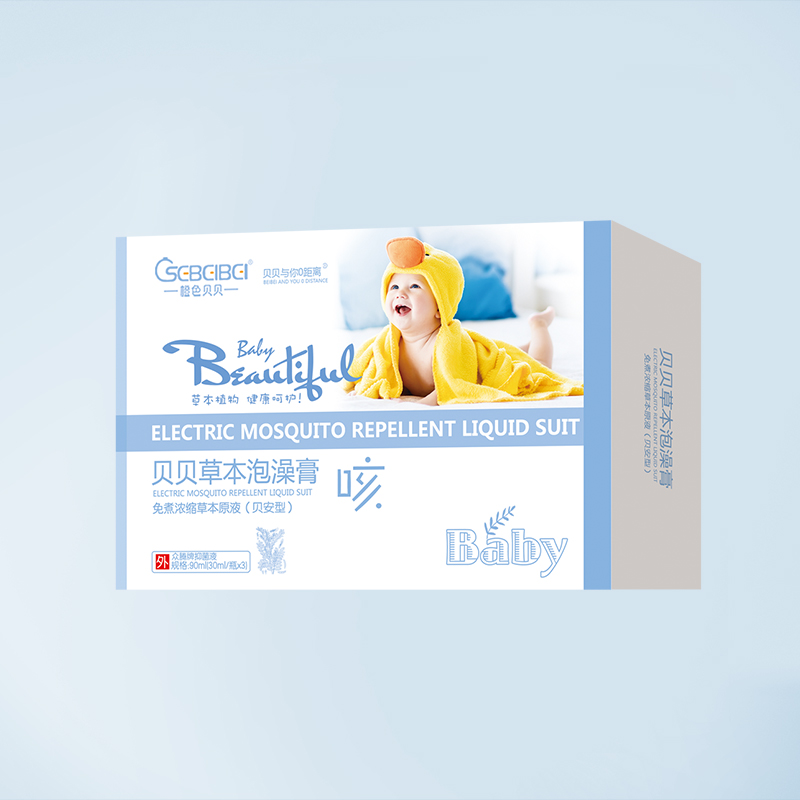 橙色貝貝草本泡澡膏-咳