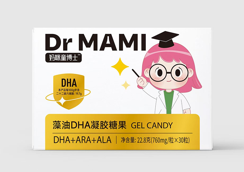 媽咪童博士藻油DHA凝膠糖果