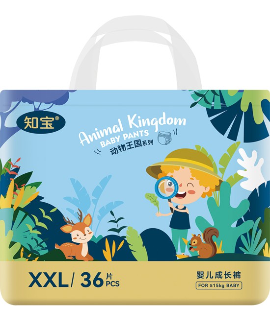 我懂寶寶動(dòng)物王國成長褲XXL