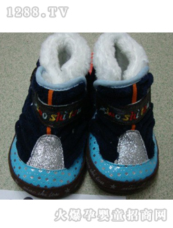 麗嬰房藍色亮點yinge鞋