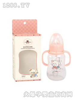 愛(ài)佳寶PP自動(dòng)手把小奶瓶