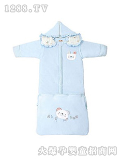 愛佳寶卡樂比熊加長(zhǎng)脫袖大睡袋