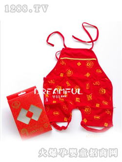 多比兔紅色yinge肚兜