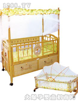 愛(ài)嬰寶yinge木床609帶篷