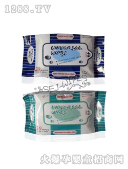 舒爾潔yinge濕巾綠色包裝