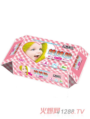 娃娃臉yinge手口濕巾