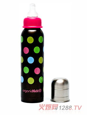 歐可滋不銹鋼標口奶瓶彩9oz