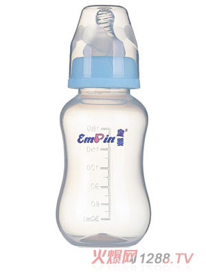 皇嬰寬口PP圓弧自動(dòng)小奶瓶240ml藍(lán)色