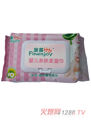 皇茵 抗菌防過敏yinge親膚柔濕巾(80抽)