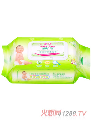 施爾潔yinge護(hù)膚柔濕巾80抽裝