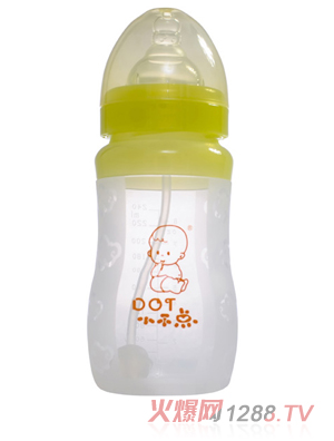 小不點(diǎn)云彩奶瓶系列寬口硅膠奶瓶不帶手柄240ML