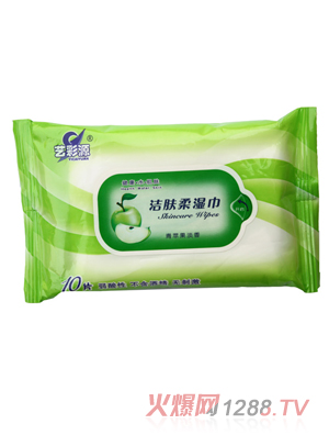 藝彩源青蘋果潔膚柔濕巾
