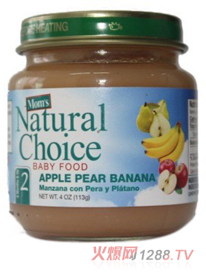 瑪歐仕牌蘋(píng)果梨香蕉果泥