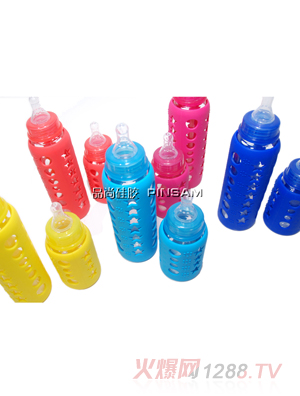 品尚硅膠奶瓶隔熱套