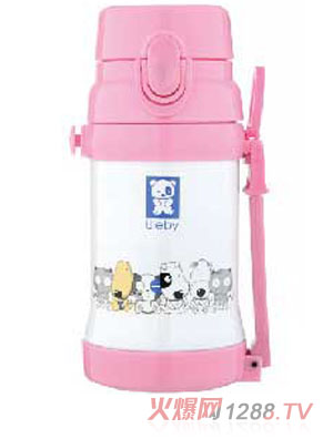 無雙寶貝保溫直飲壺500ML粉色