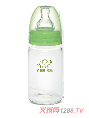 培愛(ài)標(biāo)準(zhǔn)口徑晶鉆玻璃奶瓶120ml