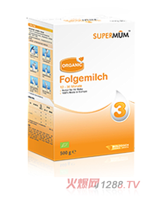 舒媽有機yinge配方奶粉3段