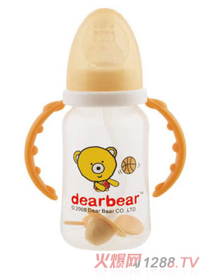 親親貝貝PP標(biāo)準(zhǔn)直身自動奶瓶150ml+握把