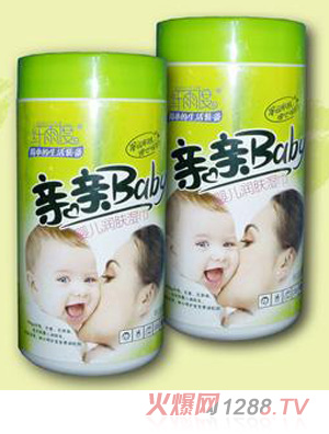 纖雨度yinge潤膚80片桶裝濕巾