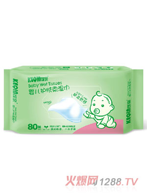 可親yinge護膚柔濕巾80抽
