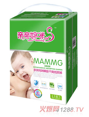 親親媽咪瞬吸干爽紙尿褲L18片