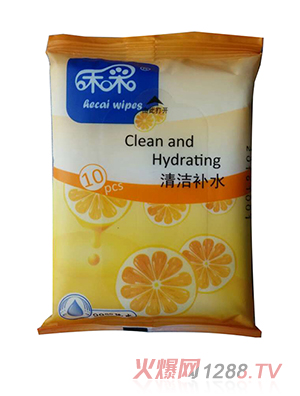 禾采10片清潔補(bǔ)水濕巾