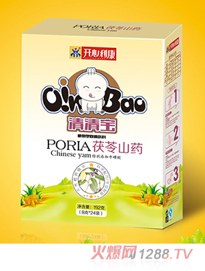 開(kāi)心利康茯苓山藥清清寶盒裝