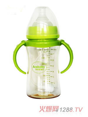 ���Č���240ml�����p���Ԅ�(d��ng)PPSU��ƿ�Gɫ