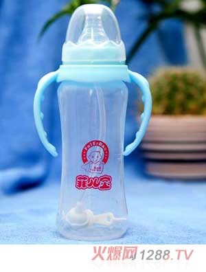 菲兒寶2400ML標口PP全自動奶瓶（天藍）