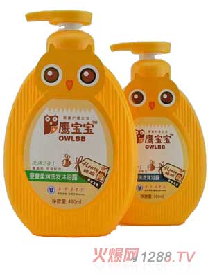 鷹寶寶嬰童柔潤洗發(fā)沐浴二合一