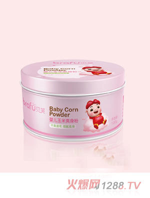 貝芙yinge玉米爽身粉100g