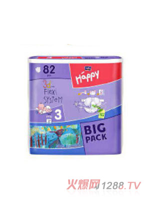 貝拉寶貝yingye紙尿褲3號(hào)82片